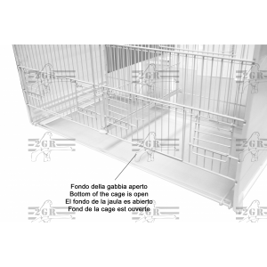 Art.326/SC Chovna klietka pre chov exotov -system pre rolovaný papier bez zásuvky